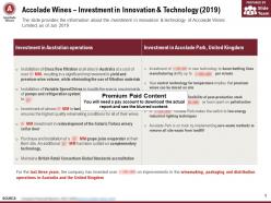 Accolade wines investment in innovation and technology 2019