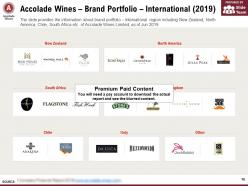 Accolade wines limited company profile overview financials and statistics from 2014-2018