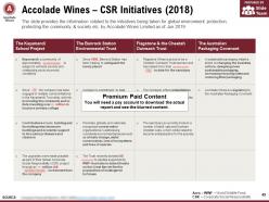 Accolade wines limited company profile overview financials and statistics from 2014-2018