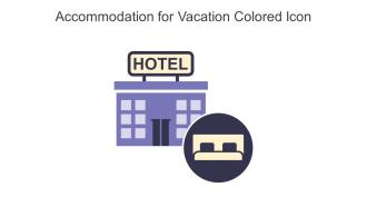 Accommodation For Vacation Colored Icon In Powerpoint Pptx Png And Editable Eps Format
