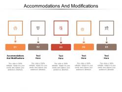 Accommodations and modifications ppt powerpoint presentation outline example cpb