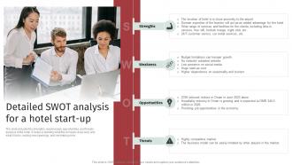 Accomodation Industry Business Plan Detailed SWOT Analysis For A Hotel Start Up BP SS