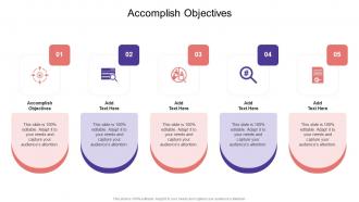 Accomplish Objectives In Powerpoint And Google Slides Cpb