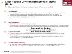 Accor strategic development initiatives for growth 2018