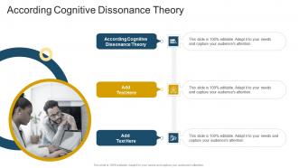 According Cognitive Dissonance Theory In Powerpoint And Google Slides Cpb
