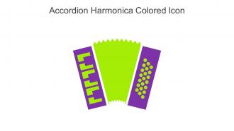 Accordion Harmonica Colored Icon In Powerpoint Pptx Png And Editable Eps Format