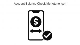 Account Balance Check Monotone Icon In Powerpoint Pptx Png And Editable Eps Format