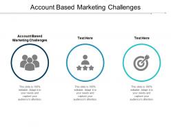 Account based marketing challenges ppt powerpoint presentation gallery guidelines cpb