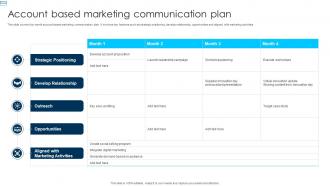 Account Based Marketing Communication Plan
