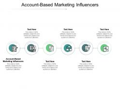 Account based marketing influencers ppt powerpoint presentation layouts layout cpb