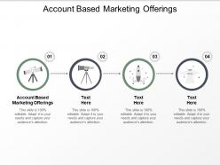 Account based marketing offerings ppt powerpoint presentation professional ideas cpb