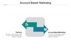 Account based marketing ppt powerpoint presentation slides example topics cpb