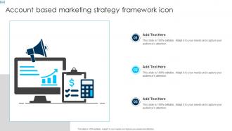 Account Based Marketing Strategy Framework Icon