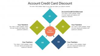 Account credit card discount ppt powerpoint presentation good cpb