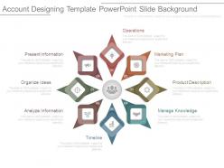 Account designing template powerpoint slide background