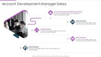 Account Development Manager Salary In Powerpoint And Google Slides Cpb