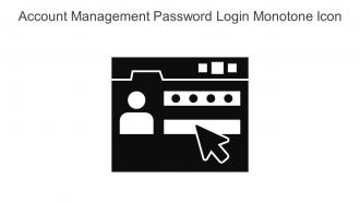 Account Management Password Login Monotone Icon In Powerpoint Pptx Png And Editable Eps Format