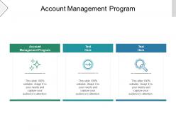 Account management program ppt powerpoint presentation model format cpb