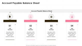 Account Payable Balance Sheet In Powerpoint And Google Slides Cpb