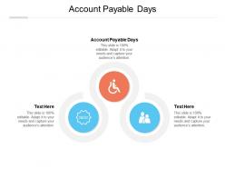 Account payable days ppt powerpoint presentation ideas elements cpb