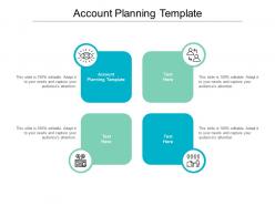 Account planning template ppt powerpoint presentation infographics mockup cpb