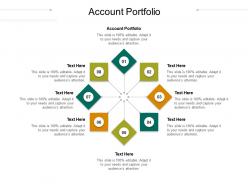 Account portfolio ppt powerpoint presentation model visual aids cpb