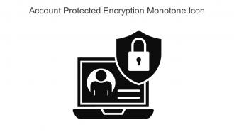 Account Protected Encryption Monotone Icon In Powerpoint Pptx Png And Editable Eps Format