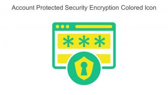 Account Protected Security Encryption Colored Icon In Powerpoint Pptx Png And Editable Eps Format