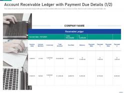 Account Receivable Ledger With Payment Due Details Due Account Receivable Process
