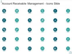 Account receivable management icons slide ppt layouts graphics design