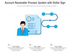 Account Receivable Process System With Dollar Sign
