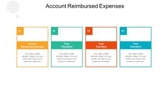 Account reimbursed expenses ppt powerpoint presentation show slide portrait cpb