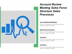 Account review meeting sales force structure sales processes