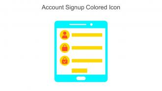 Account Signup Colored Icon In Powerpoint Pptx Png And Editable Eps Format