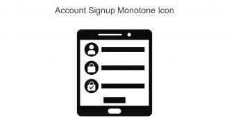 Account Signup Monotone Icon In Powerpoint Pptx Png And Editable Eps Format
