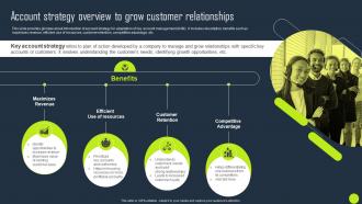 Account Strategy Overview To Grow Customer Key Business Account Planning Strategy SS
