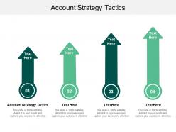 Account strategy tactics ppt powerpoint presentation styles model cpb