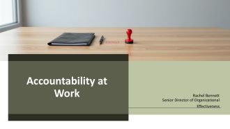 Accountability At Work PPT Guidelines VA