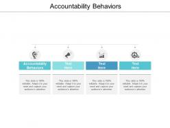 Accountability behaviors ppt powerpoint presentation diagram templates cpb