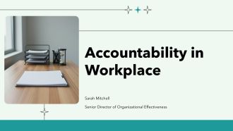 Accountability In Workplace PPT Template VA