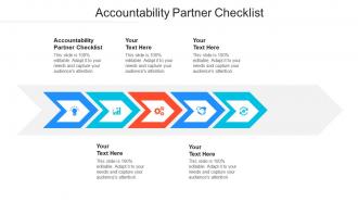 Accountability partner checklist ppt powerpoint presentation gallery slides cpb