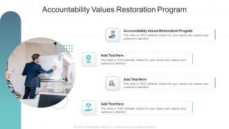 Accountability Values Restoration Program In Powerpoint And Google Slides Cpb
