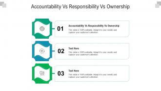 Accountability vs responsibility vs ownership ppt powerpoint presentation ideas influencers cpb