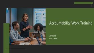 Accountability Work Training PPT Designs AT