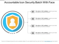 Accountable Icon Security Batch With Face