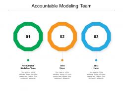 Accountable modeling team ppt powerpoint presentation infographic template professional cpb