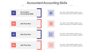 Accountant Accounting Skills Ppt Powerpoint Presentation Show Tips Cpb