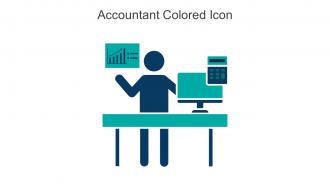 Accountant Colored Icon In Powerpoint Pptx Png And Editable Eps Format