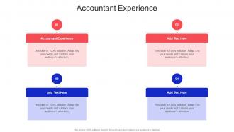 Accountant Experience In Powerpoint And Google Slides Cpb