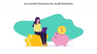 Accountant Revenue Tax Audit Illustration